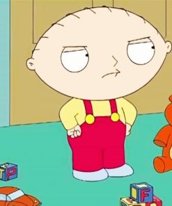 Stewie Griffin Family Guy paint by number