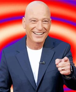 The Comedian Howie Mandel paint by number