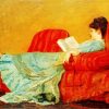 Woman Reading Marie Bracquemond paint by number