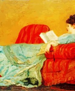 Woman Reading Marie Bracquemond paint by number