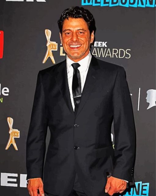 Actor Vince Colosimo paint by number