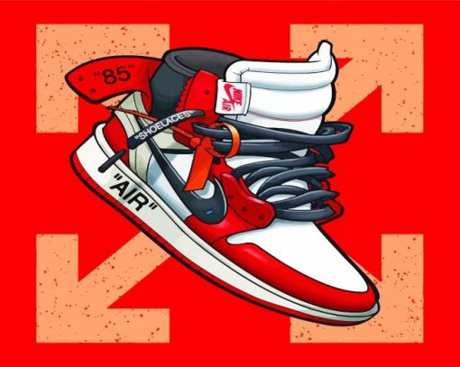 Air Jordan Illustration paint by number