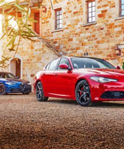 Alfa Romeo Giulia Cars paint by number