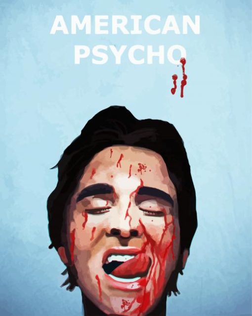 American Psycho Movie Poster paint by number