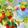 Apple Tree And Birds paint by number