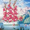 Arrival Of The Flower Ship Vladimir kush paint by number