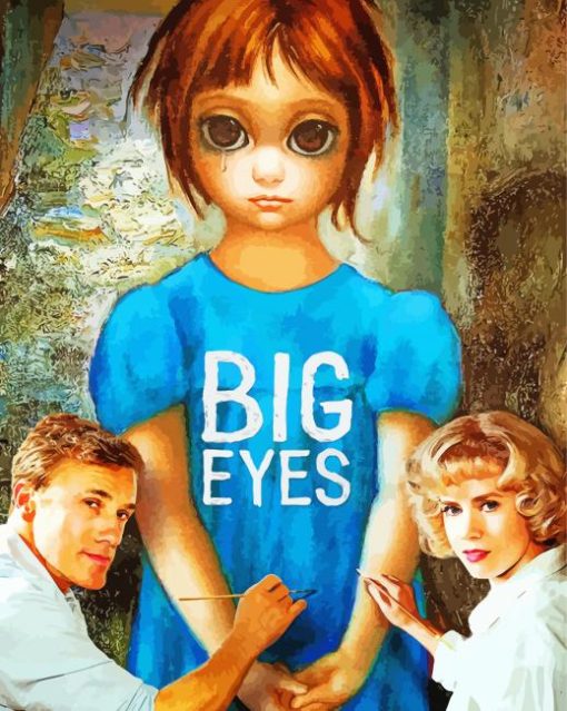 Big Eyes Movie paint by number