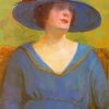 Blue Hat By Tarsila Do Amaral paint by number