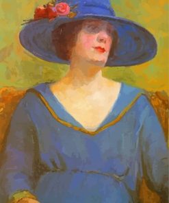 Blue Hat By Tarsila Do Amaral paint by number