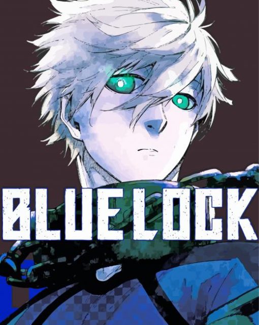 Blue Lock Anime Poster paint by number