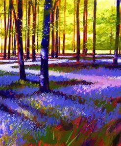 Bluebell Wood paint by number