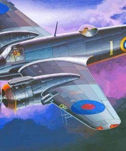 Bristol Beaufighter Aircraft paint by number