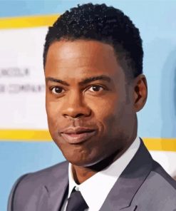 Comedian Chris Rock paint by number