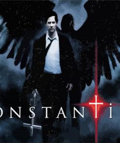 Constantine Horror Movie paint by number