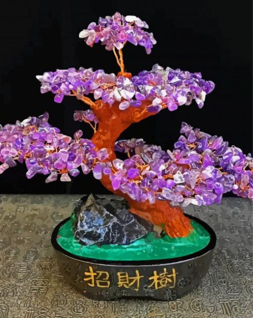 Crystal Tree paint by number