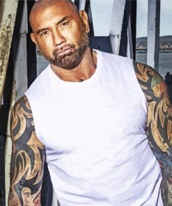 Dave Bautista American Actor Paint by number