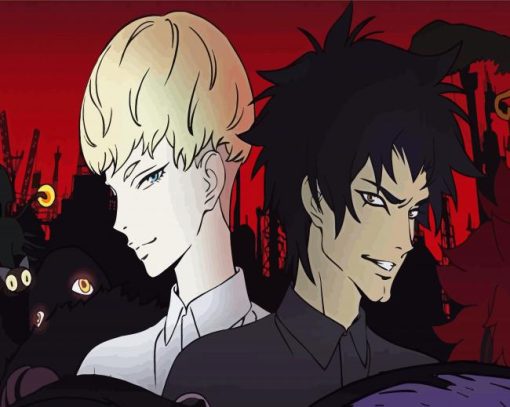 Devilman Crybaby Anime Characters paint by number