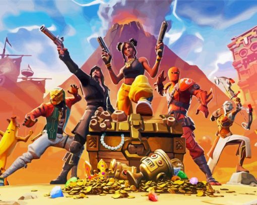 Fortnite Loading Screen Game paint by number