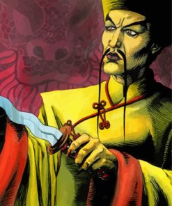 Fu Manchu Art paint by number