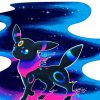 Galaxy Umbreon Paint by number