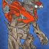 Grunt Halo Art paint by number