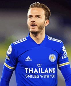 James Maddison Football Player paint by number