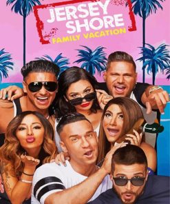 Jersey Shore Poster paint by number