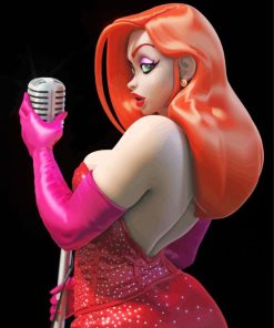 Jessica Rabbit Cartoon paint by number