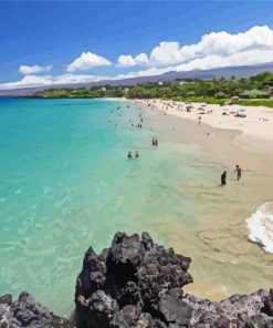 Magic Sands Beach paint by number