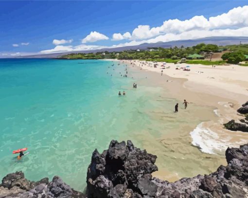 Magic Sands Beach paint by number