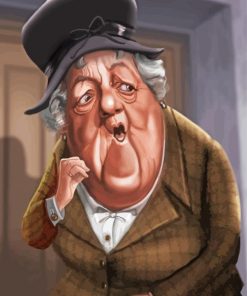 Miss Marple Caricature paint by number