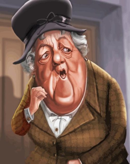 Miss Marple Caricature paint by number