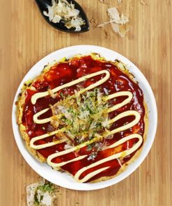 Okonomiyaki paint by number