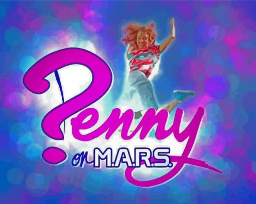 Penny On Mars Logo paint by number