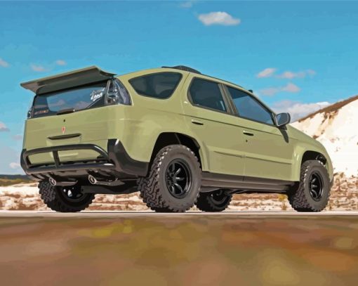 Pontiac Aztek paint by number