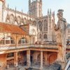 Romans Bath In Bath City England paint by number