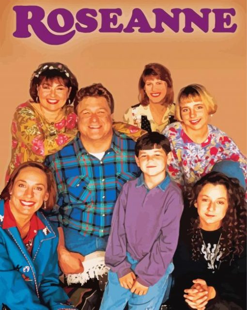 Roseanne Poster paint by number