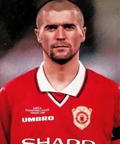 Roy Keane Player paint by number