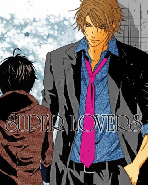 Super Lovers Anime Poster paint by number