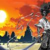 The Afro Samurai paint by number