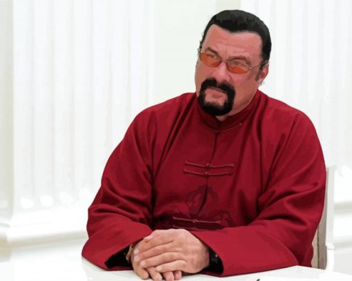 The American Steven Seagal paint by number