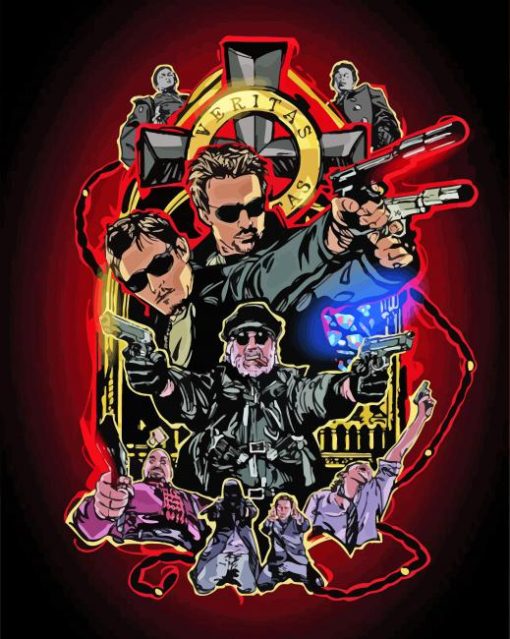 The Boondock Saints Art paint by number