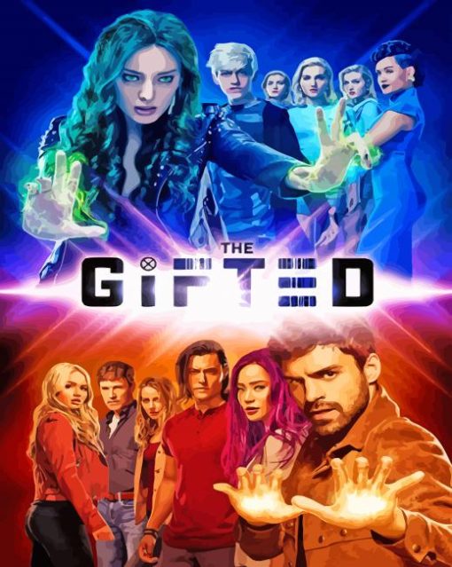 The Gifted Poster paint by number