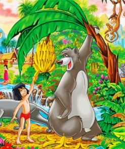 The Jungle Book Cartoon paint by number