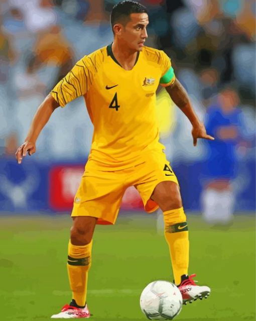 Tim Cahill Player paint by number