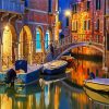 Venice Night Art paint by number