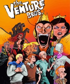 Venture Bros Animated Serie paint by number