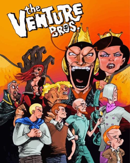 Venture Bros Animated Serie paint by number