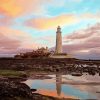 Whitley Bay St Marys Lighthouse paint by number