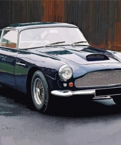 Aesthetic Aston Martin DB4 Car paint by number